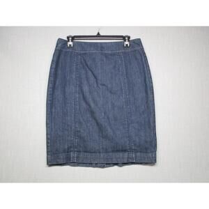 Boden Denim HighWaisted Classic Trendy Pencil Skirt Womens‎ Size US 6